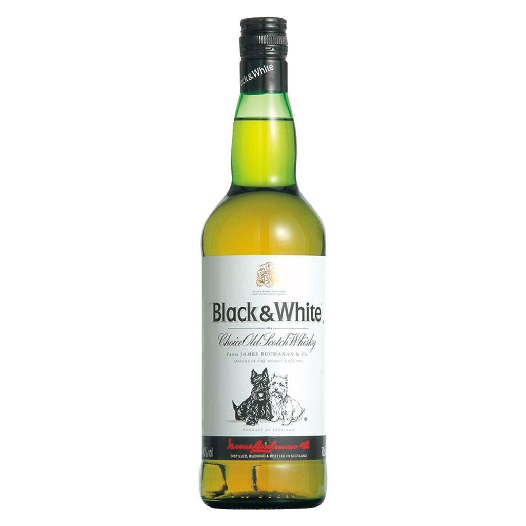 Buchanan's Black & Whiteとdeluxeの2本セット ブラック&ホワイト 750ml