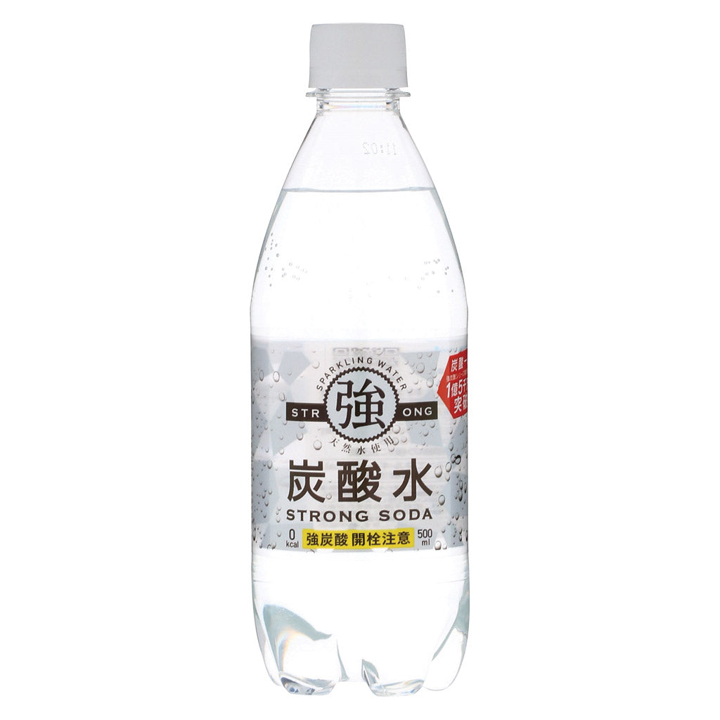 強炭酸 友枡飲料 強炭酸水 500ml(24本入り)