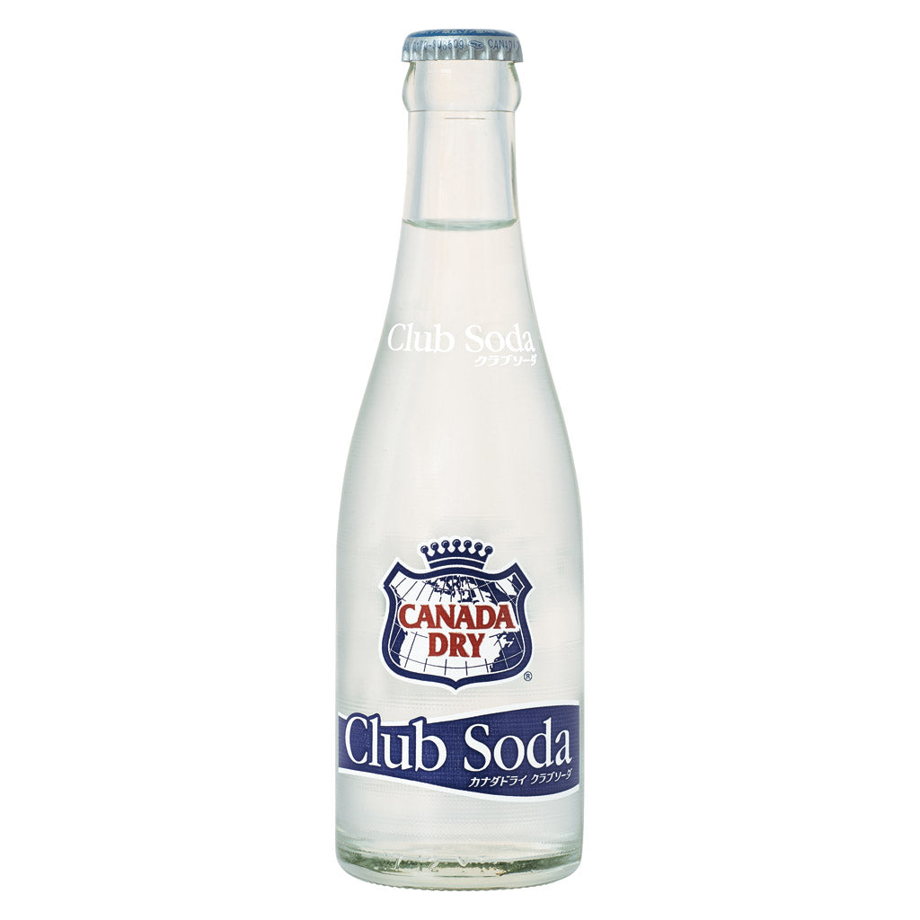 カナダドライ クラブソーダ 瓶 207ml(24本入り)