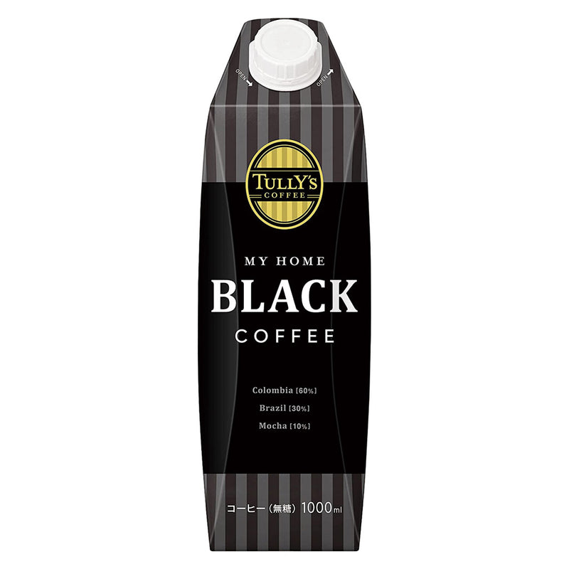 タリーズ ブラックコーヒー 紙パック 1L(6本入り)