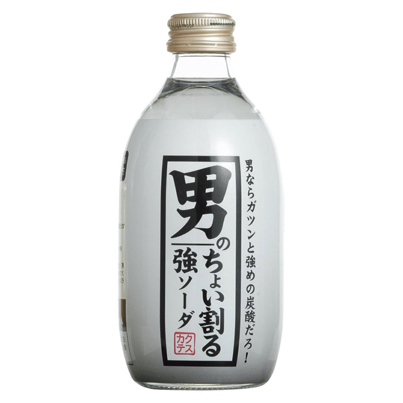 カクテス 男のちょい割る 強ソーダ 瓶 300ml(24本セット)