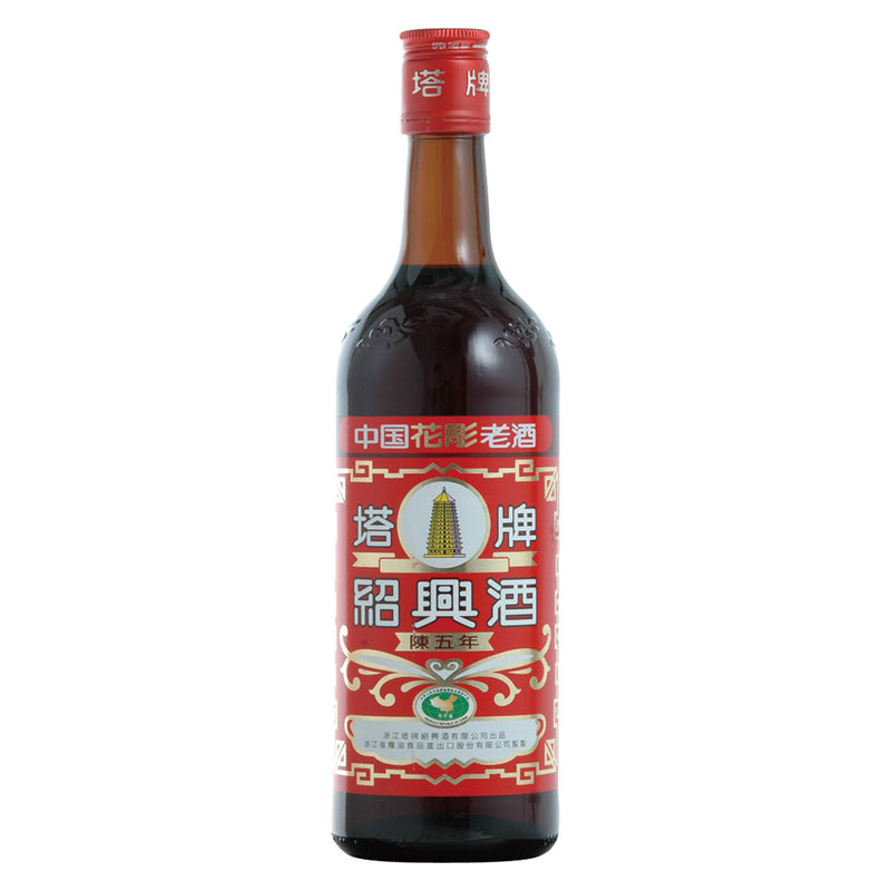 紹興酒 塔牌 花彫 陳五年 600ml