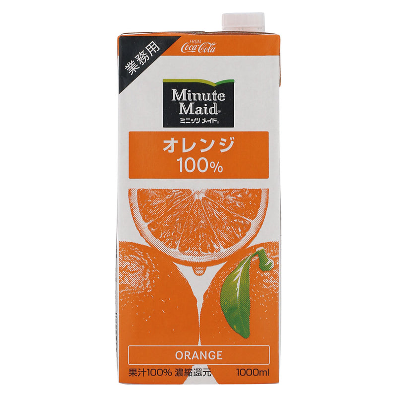 ミニッツメイド オレンジ100% 1Lパック(6本入り)