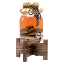 夫婦ハブ入りハブ酒 蛇口付き 35度 3000ml ※受注発注