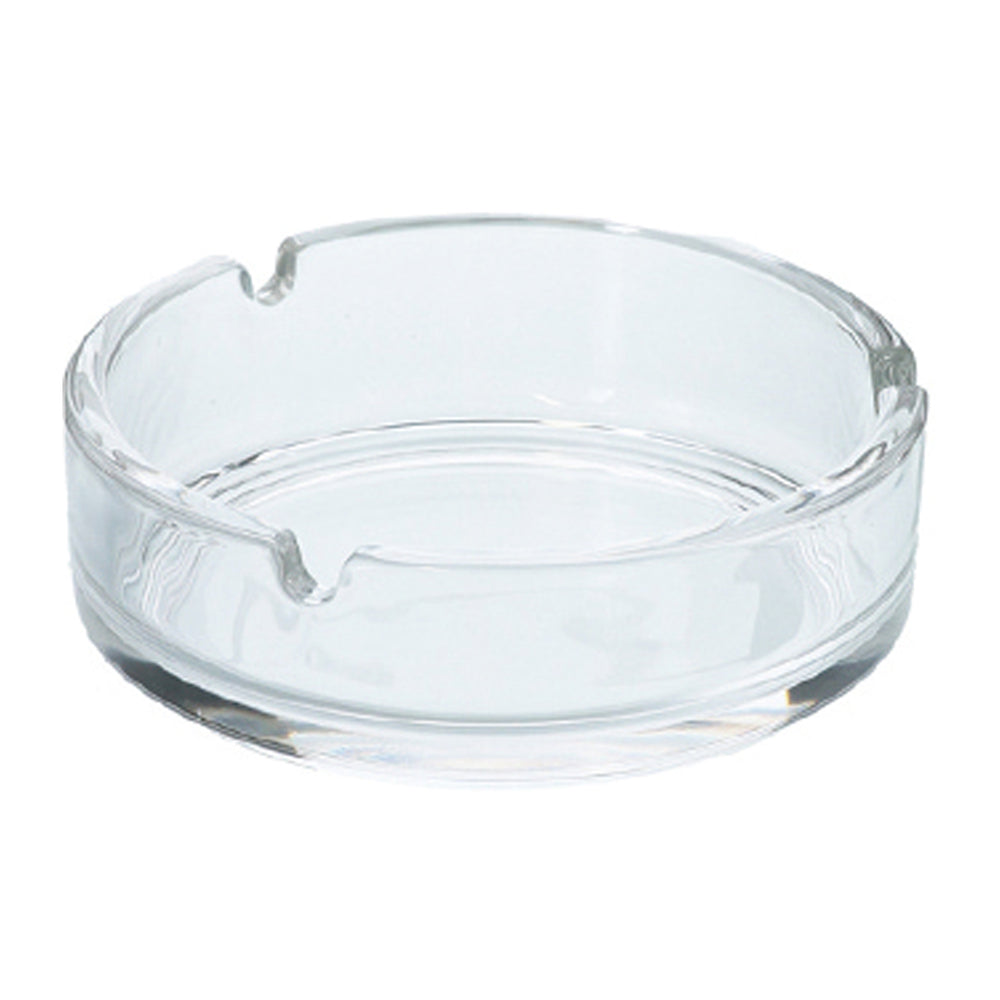 ガラス灰皿 透明(丸)(1個)